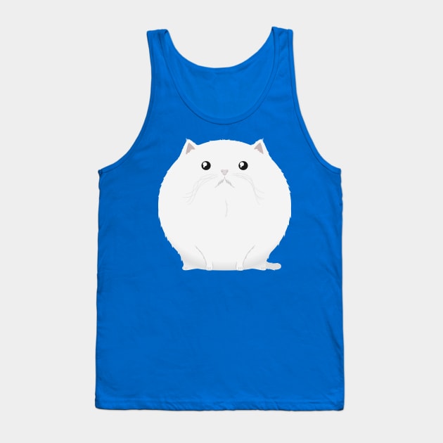 Sfurical round snowball cat Tank Top by meldra